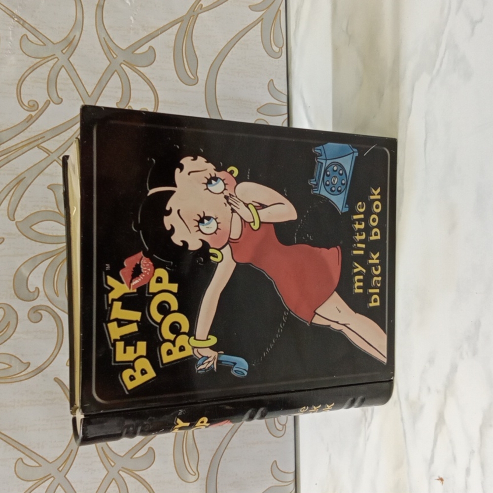 Betty Boop tin notebook